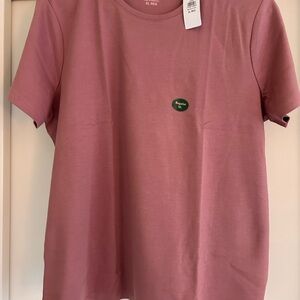 NWT L.L. Bean Washed Orchid Crew Neck Tee